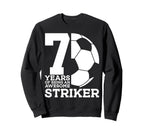 Soccer 7 Years Awesome Soccer Sweatshirt - Unique Graphic Men Women