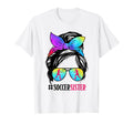 Sister Life Soccer Messy Bun Hair T-Shirt - Streetwear Style for Adults