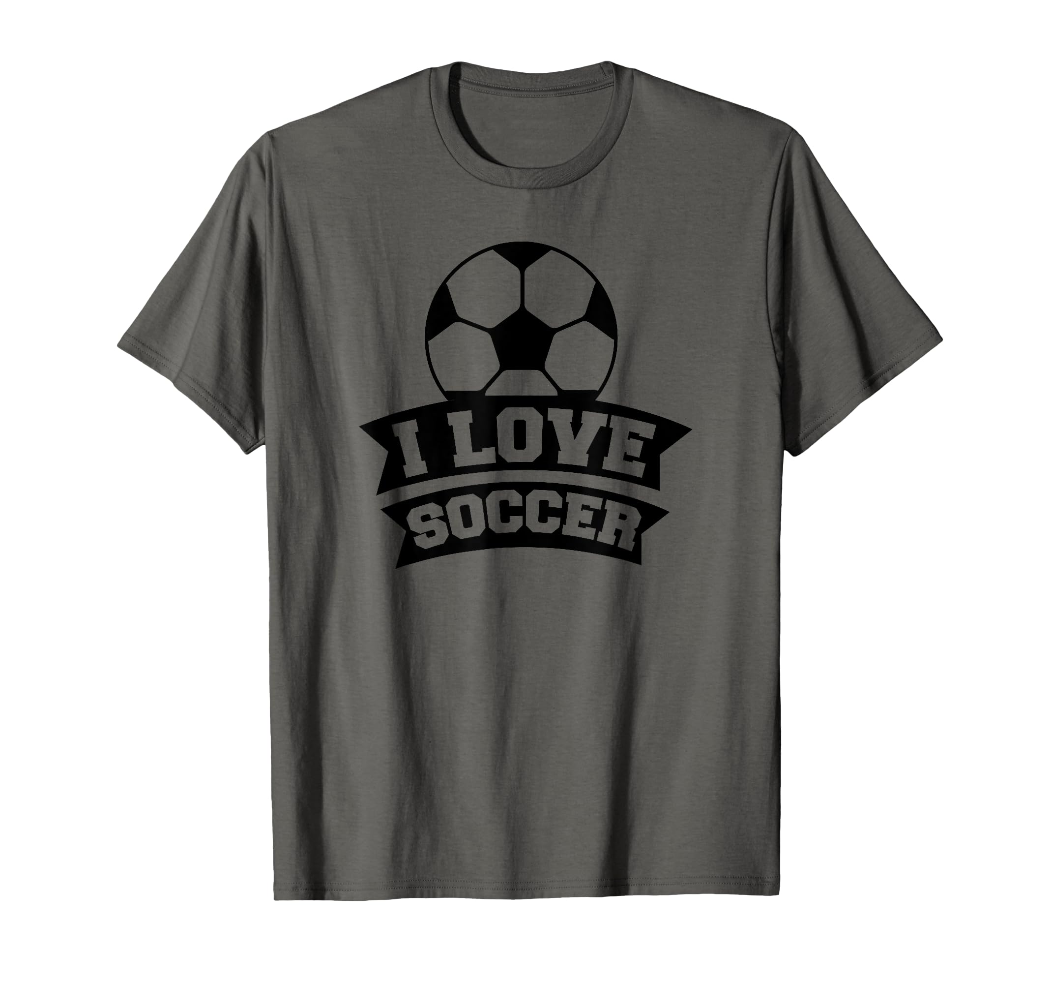 I Love Soccer Funny Soccer Sports T-Shirt - Streetwear Style for Adults