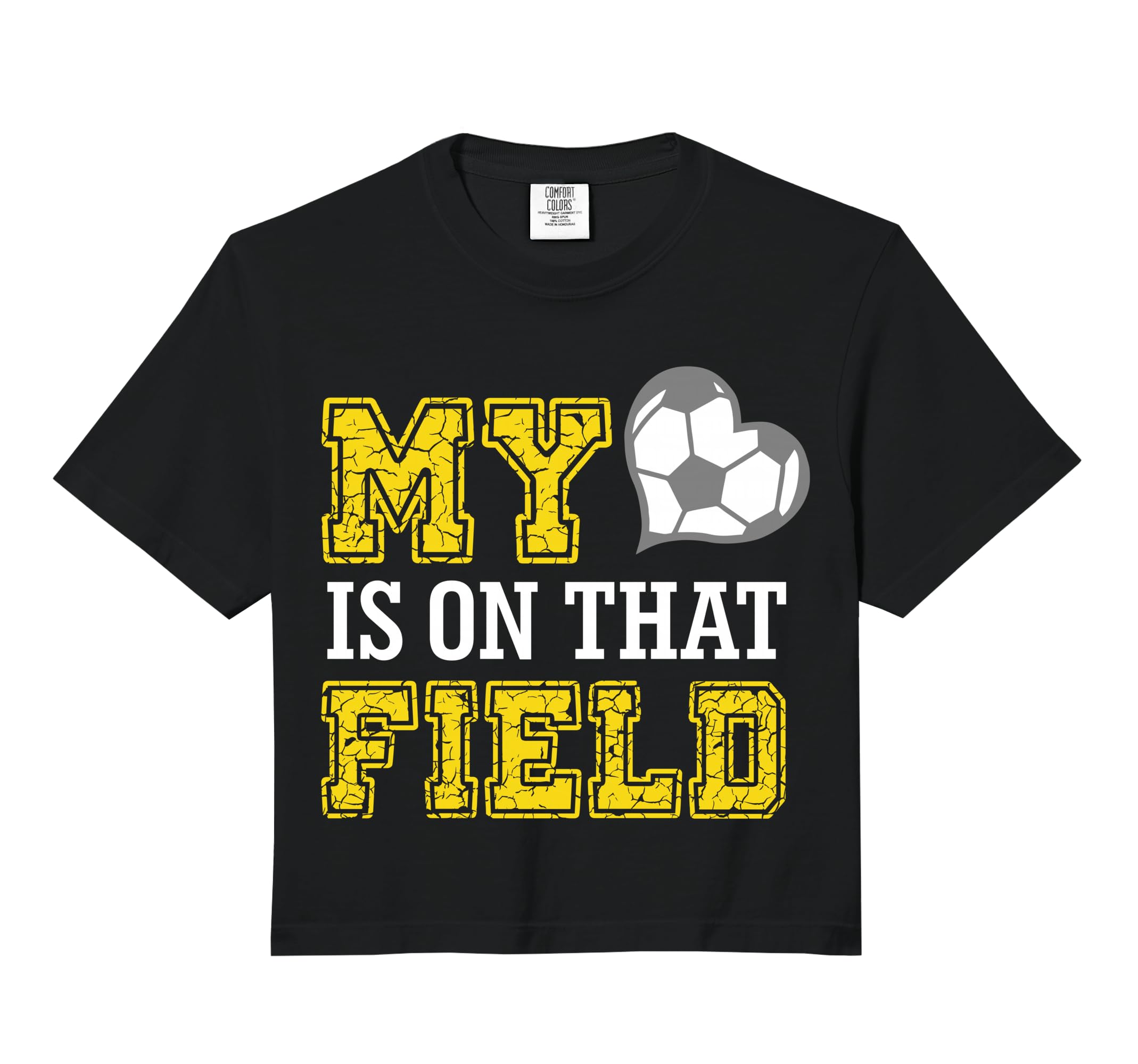 My Heart Is That Field Soccer Ball Mom Sweatshirt - Trendy Graphic Unisex