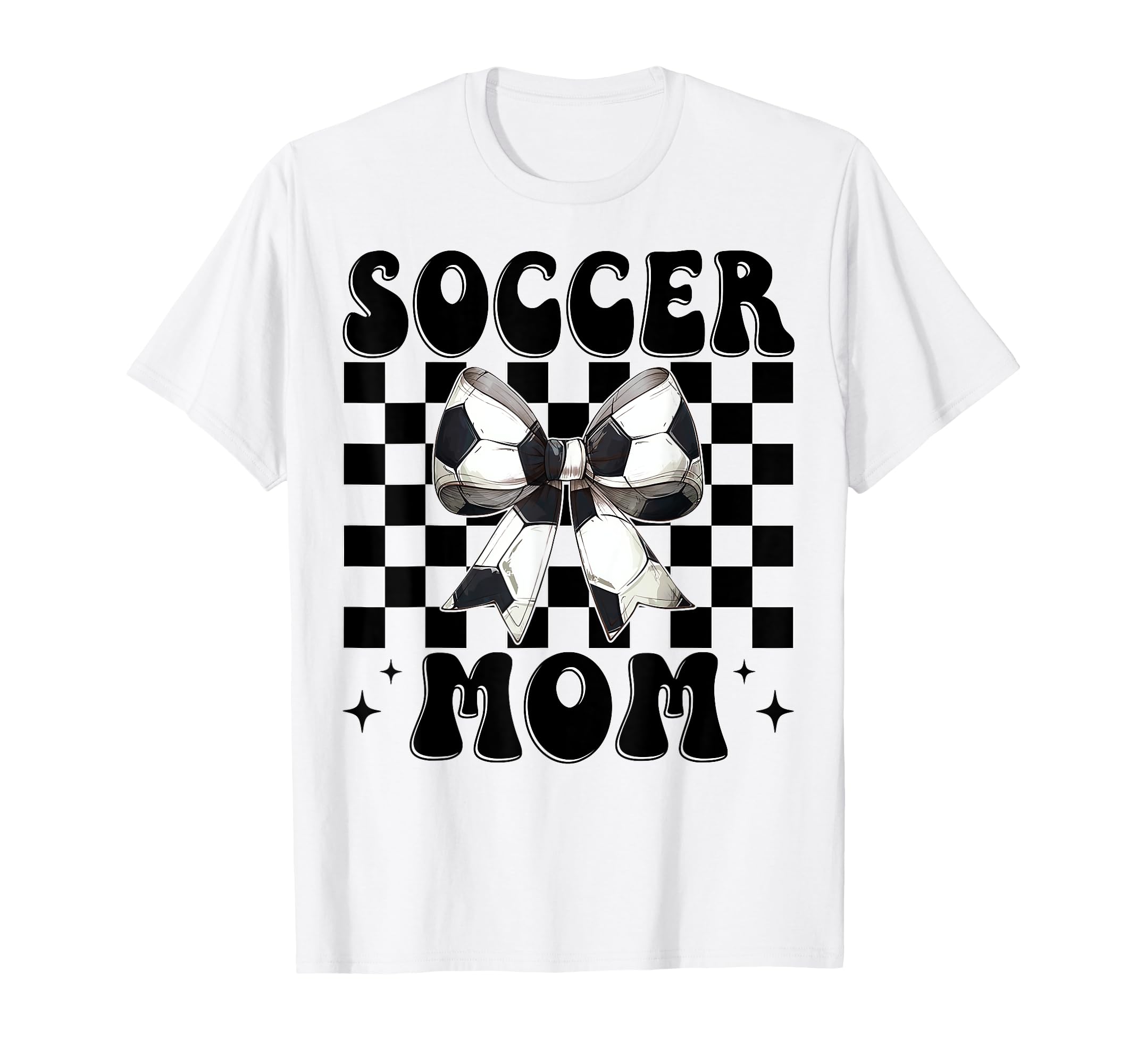 Soccer Mom Soccer Mama Mothers Day Coquette T-Shirt - Graphic Print Unisex