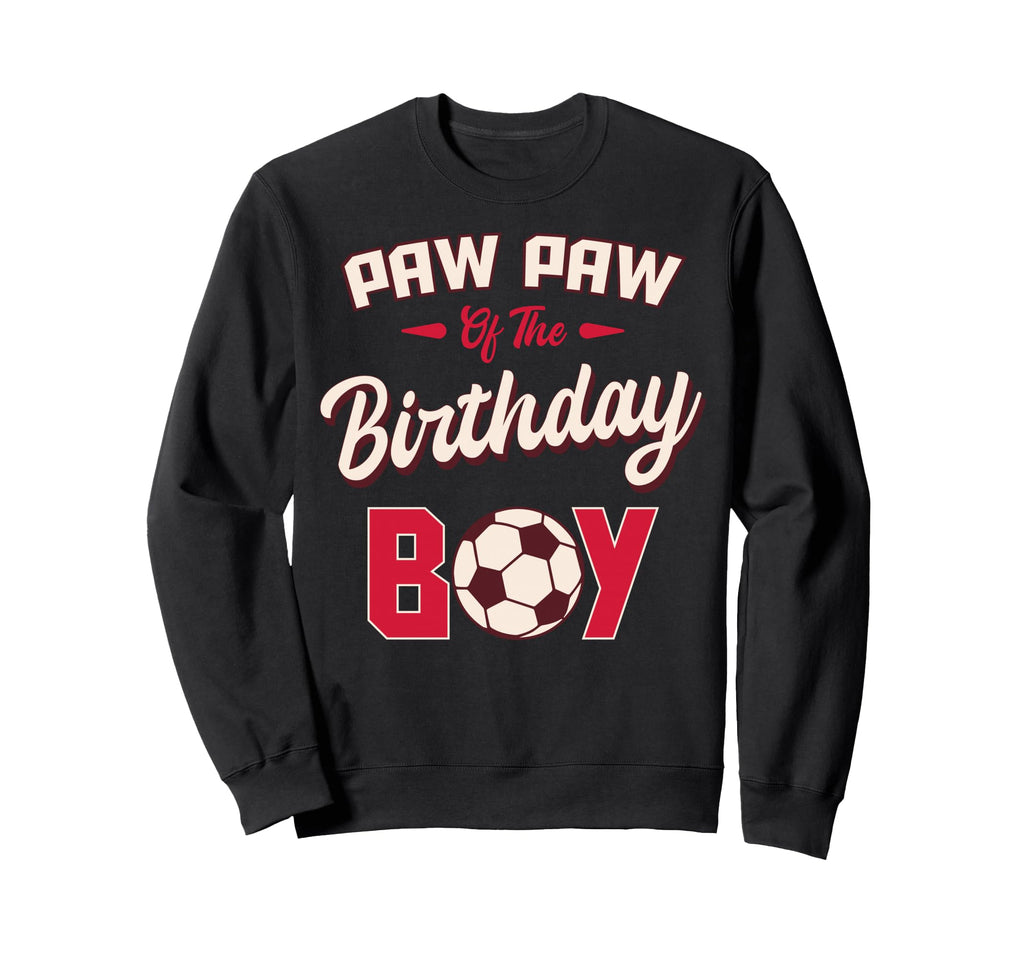 Paw Paw Birthday Soccer Player Sweatshirt - Streetwear Style for Adults