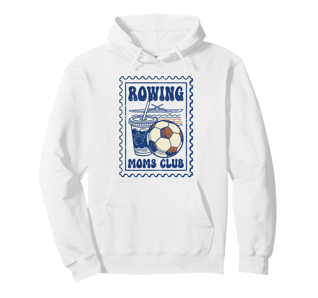 Rowing Soccer Moms Club Hoodie - Unique Graphic for Adults