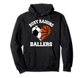 Busy Raising Ballers Soccer Hoodie - Custom Art Print for Adults