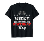Niece Birthday Soccer Party Family Love T-Shirt - Trendy Graphic for Adults