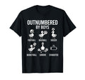 Outnumbered Ducklings Football T-Shirt - Aesthetic Graphic Men Women