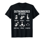 Outnumbered Ducklings Football T-Shirt - Aesthetic Graphic Men Women