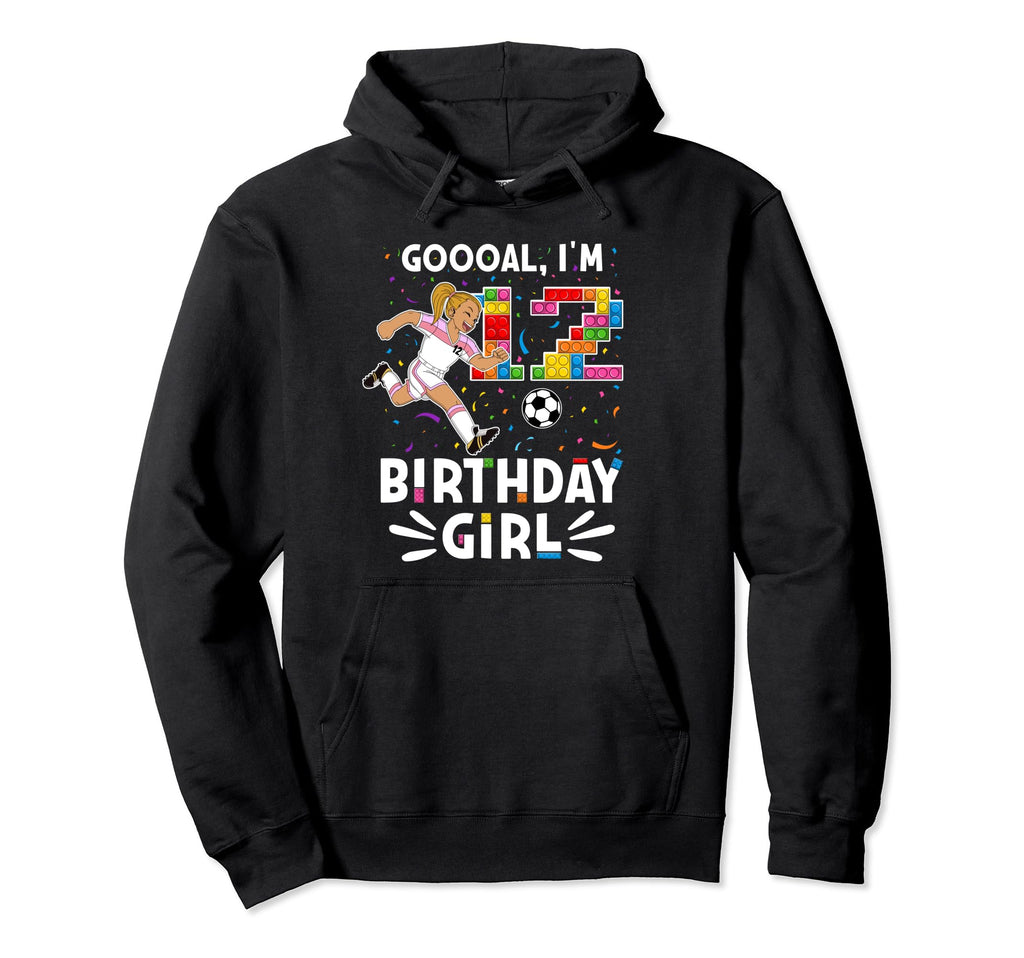 Goooal Im 12 I Building Blocks I 12Th Hoodie - Trendy Graphic Men Women