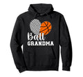 Ball Grandma Heart Soccer Basketball Hoodie - Custom Art Print for Adults