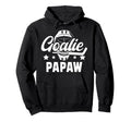 Ice Hockey Goalie Papaw Ice Hockey Hoodie - Fun Novelty Design Men Women
