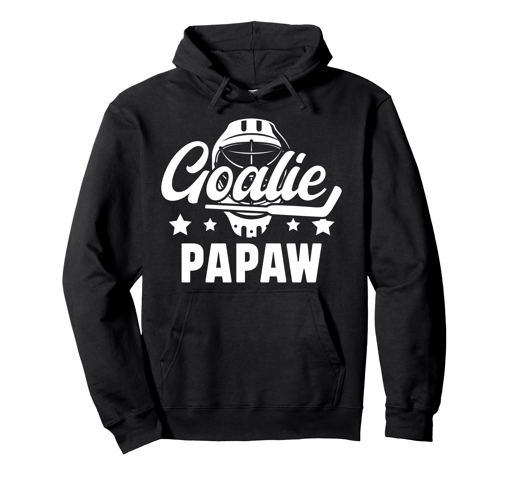 Ice Hockey Goalie Papaw Ice Hockey Hoodie - Fun Novelty Design Men Women
