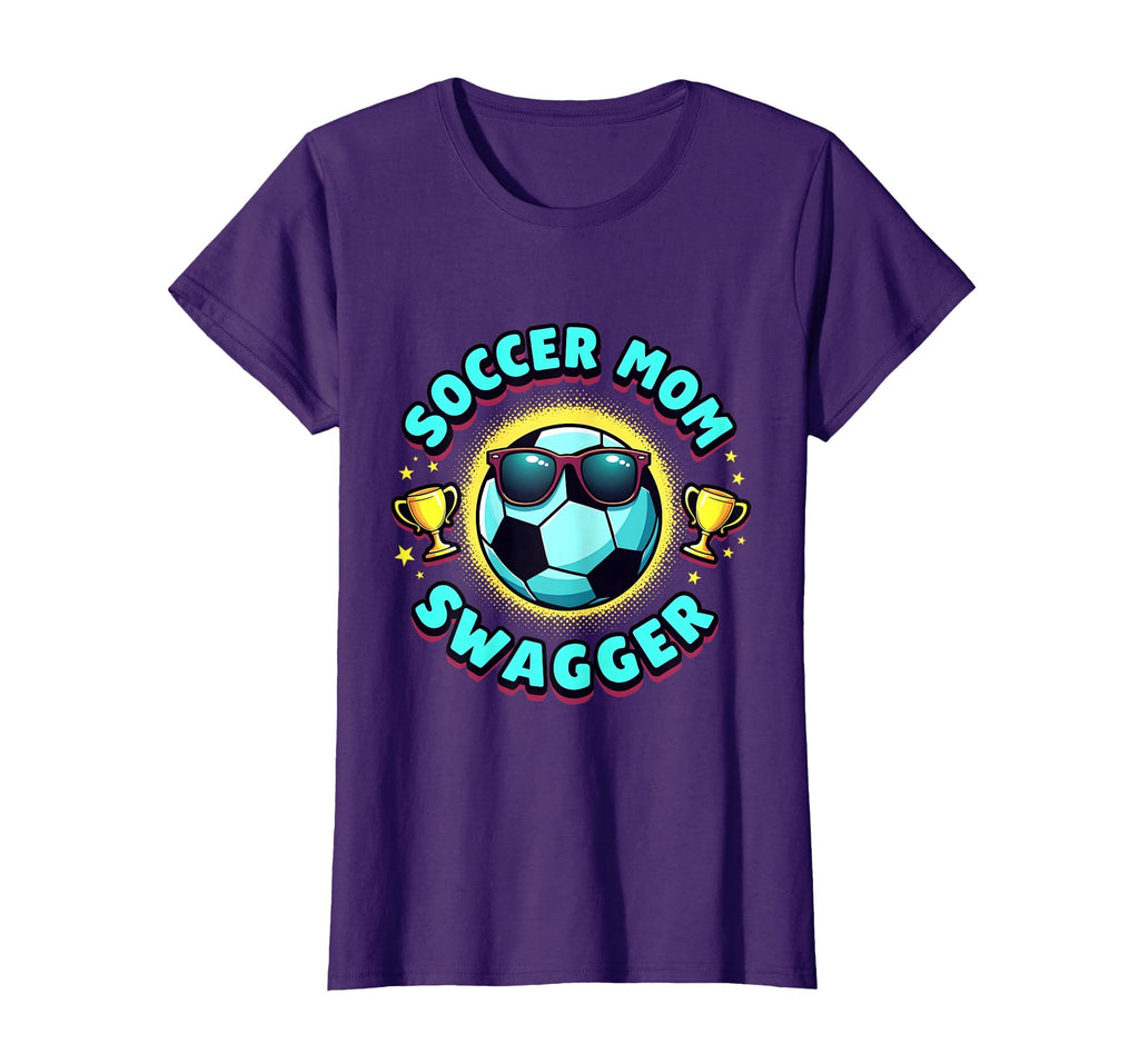 Soccer Mom Swagger Moms Club T-Shirt - Unique Graphic Men Women