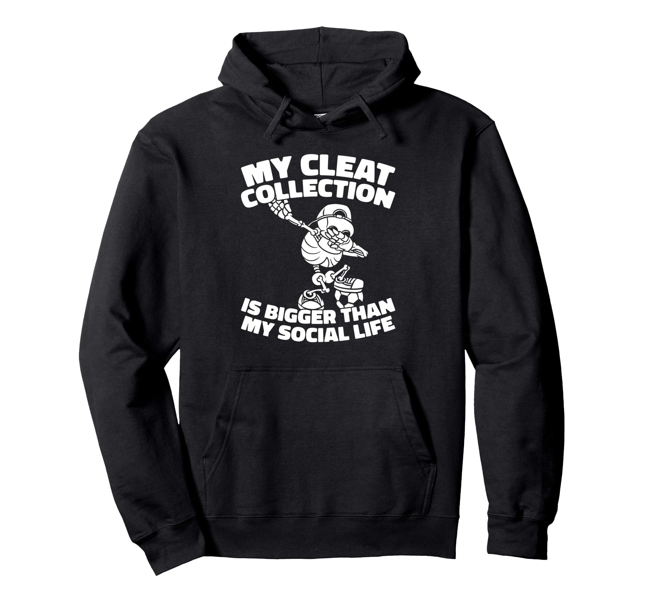 Soccer Sports Team Player Soccer Hoodie - Minimalist Print Men Women