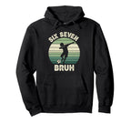 Bruh Dabbing Soccer 67 Meme 6 7 Six Hoodie - Minimalist Print for Adults