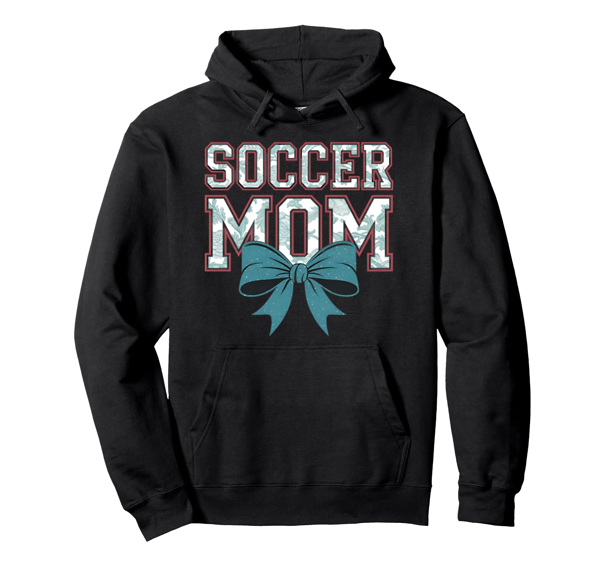 Soccer Mom Coquette Bow Mothers Day Hoodie - Streetwear Style Unisex