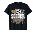 Leopard Soccer Mom Soccer Mama T-Shirt - Aesthetic Graphic for Adults