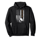Football Coach American Flag Football Hoodie - Graphic Print Men Women