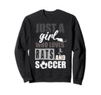 Just Who Loves Rats And Soccer Sushi Sweatshirt - Custom Art Print Unisex