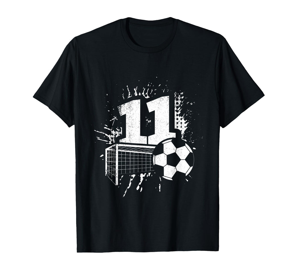 11Th Birthday Soccer Player Football T-Shirt - Fun Novelty Design Unisex