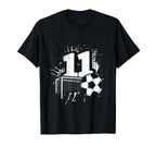 11Th Birthday Soccer Player Football T-Shirt - Fun Novelty Design Unisex