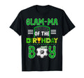 Glam Ma Birthday Soccer Goal Family T-Shirt - Fun Novelty Design Men Women