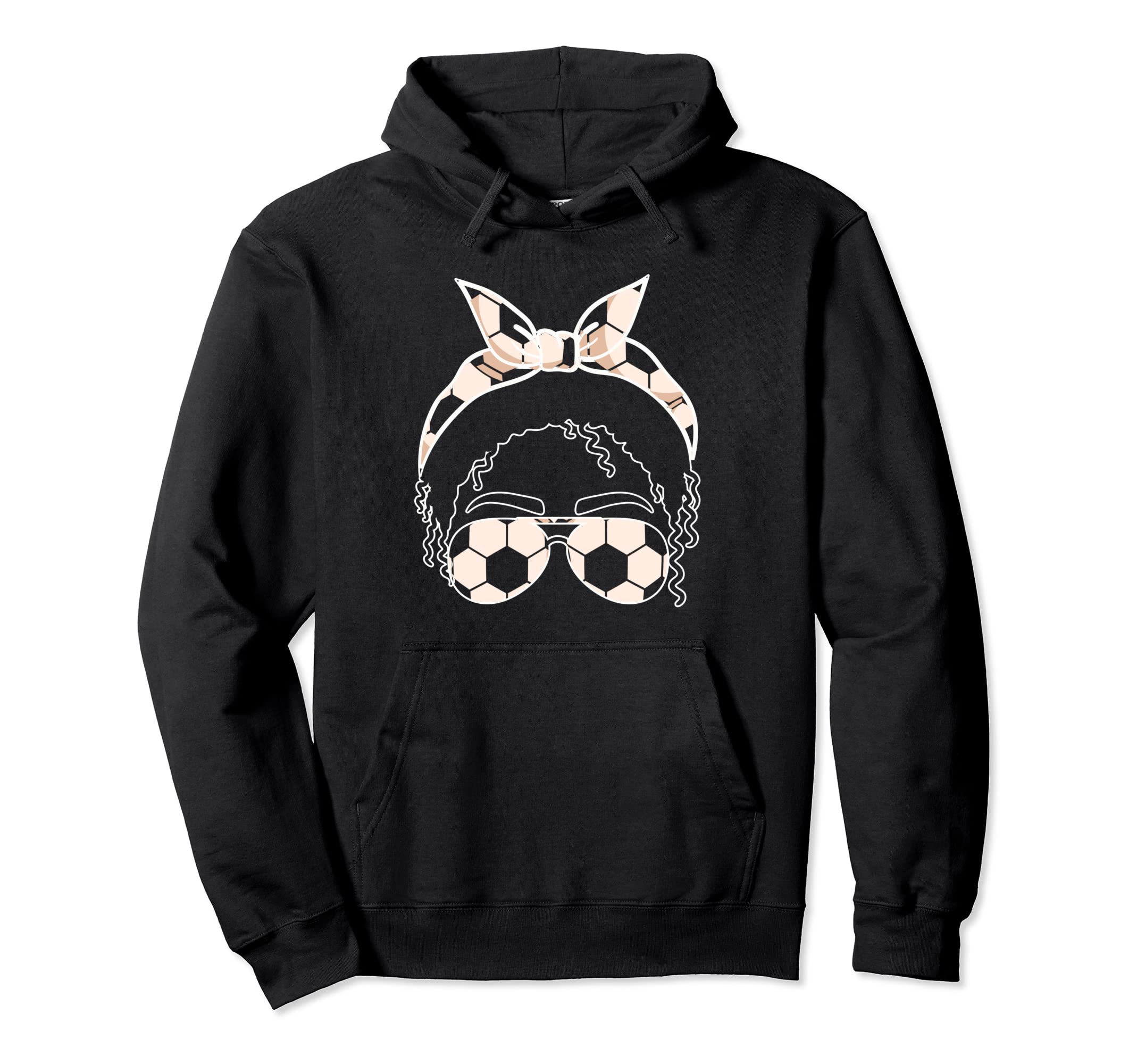 Soccer Ball Sunglasses Soccer Hoodie - Aesthetic Graphic Men Women