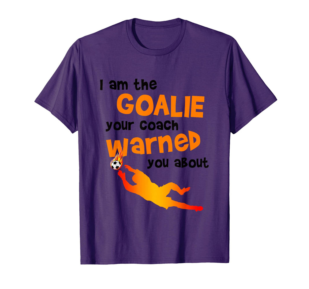 Funny Soccer Football Goalie T-Shirt - Minimalist Print for Adults