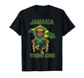Jamaica Young King Proud Jamaican Flag T-Shirt - Trendy Graphic Men Women