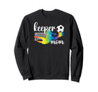 Soccer Keeper Mom Soccer Goalkeeper Sweatshirt - Minimalist Print Unisex
