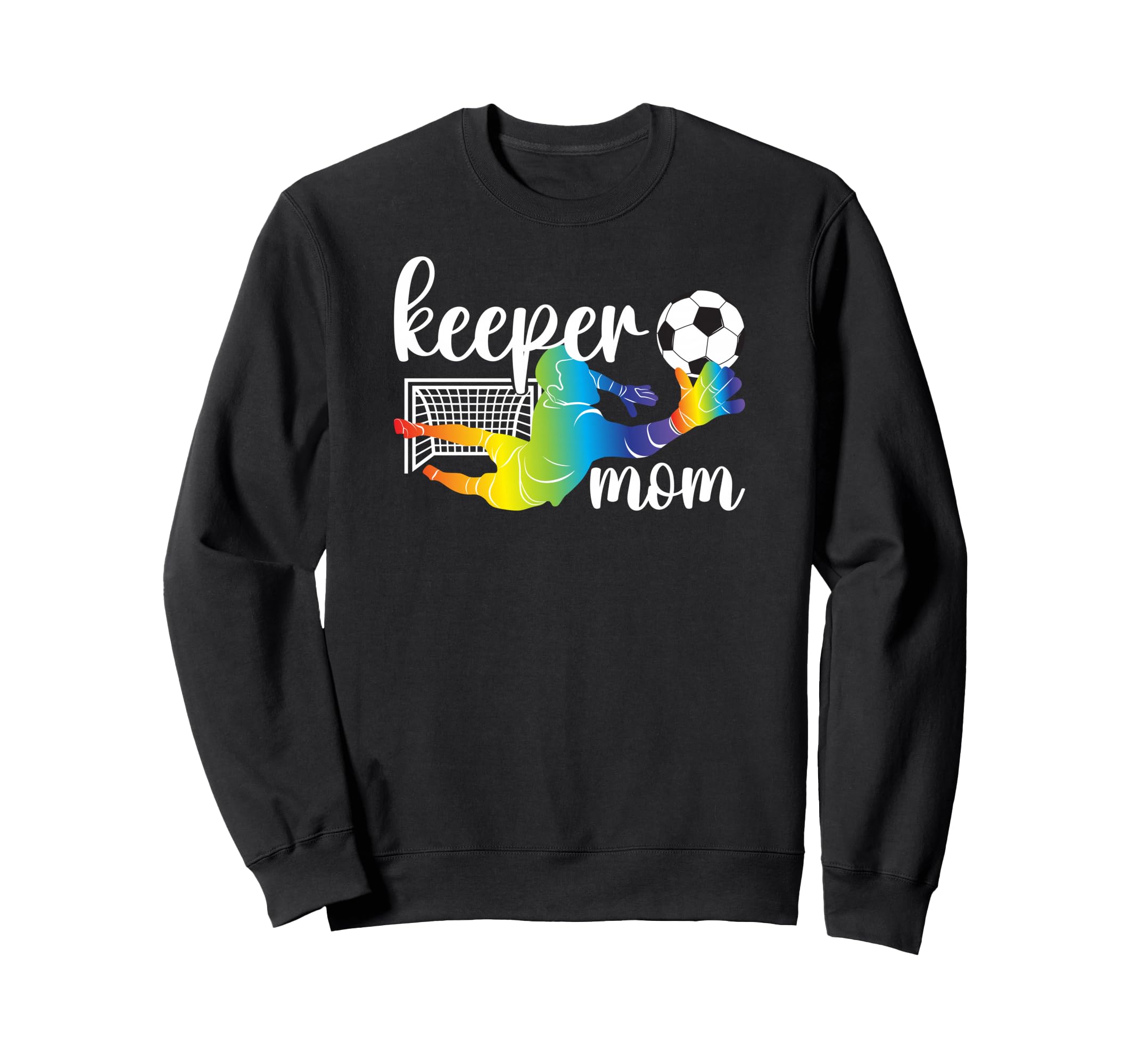 Soccer Keeper Mom Soccer Goalkeeper Sweatshirt - Minimalist Print Unisex