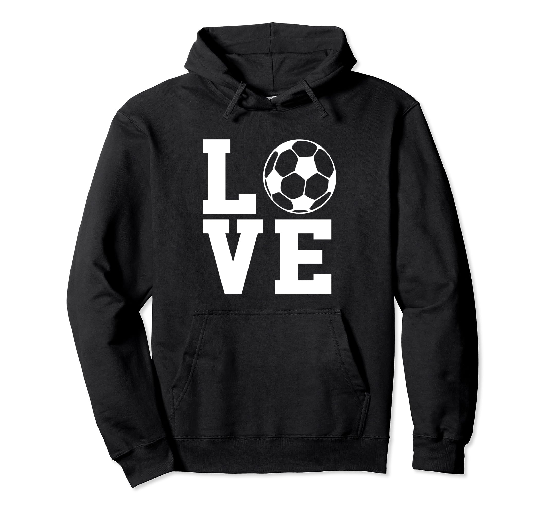 Love Soccer I Love Soccer Sport Player Hoodie - Minimalist Print Unisex