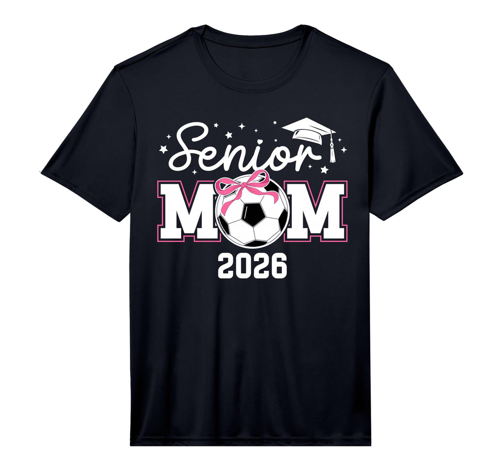 Mens Soccer Senior Mom Senior T-Shirt - Fun Novelty Design Men Women