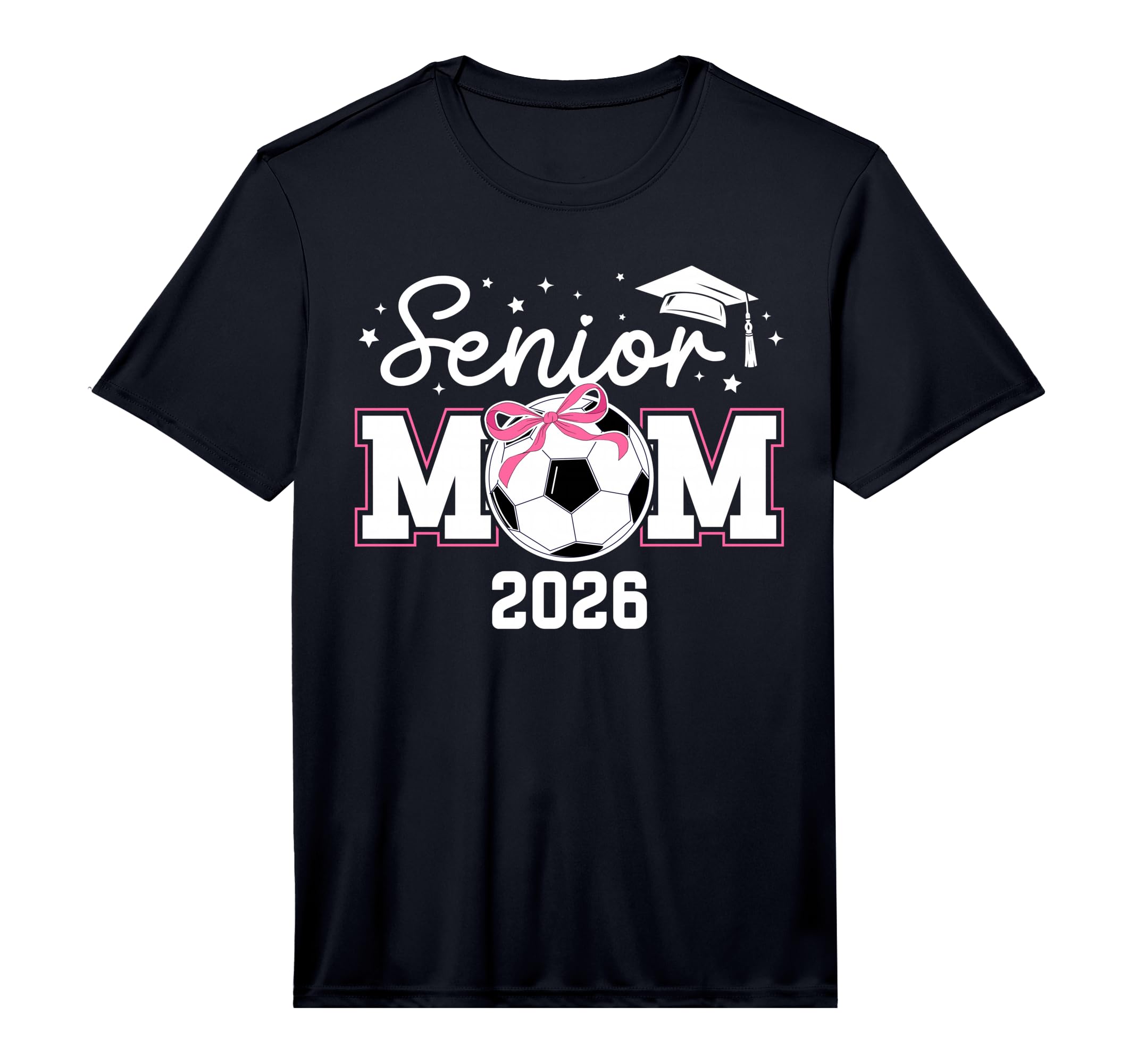 Mens Soccer Senior Mom Senior T-Shirt - Fun Novelty Design Men Women