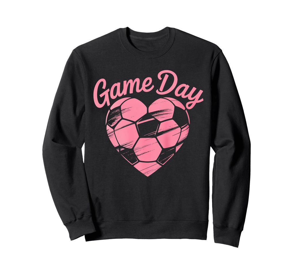 Womens Soccer Game Day Ladies Sweatshirt - Fun Novelty Design Men Women