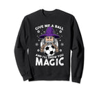Funny Soccer Sport Teen Futbol Wizard Sweatshirt - Graphic Print Unisex