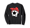 Soccer Player Mom Funny Ball Mom Sweatshirt - Streetwear Style for Adults