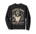 Cleats Chaos Skeleton Soccer Mom Sweatshirt - Fun Novelty Design Men Women