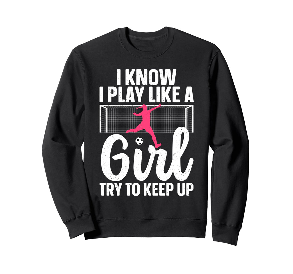 Funny Soccer Art Soccer Player Sweatshirt - Custom Art Print Men Women