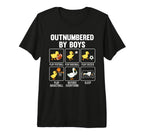 Outnumbered Ducklings Football Soccer T-Shirt - Unique Graphic Unisex