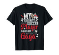 My Favorite Soccer Player Gaga Soccer T-Shirt - Unique Graphic for Adults
