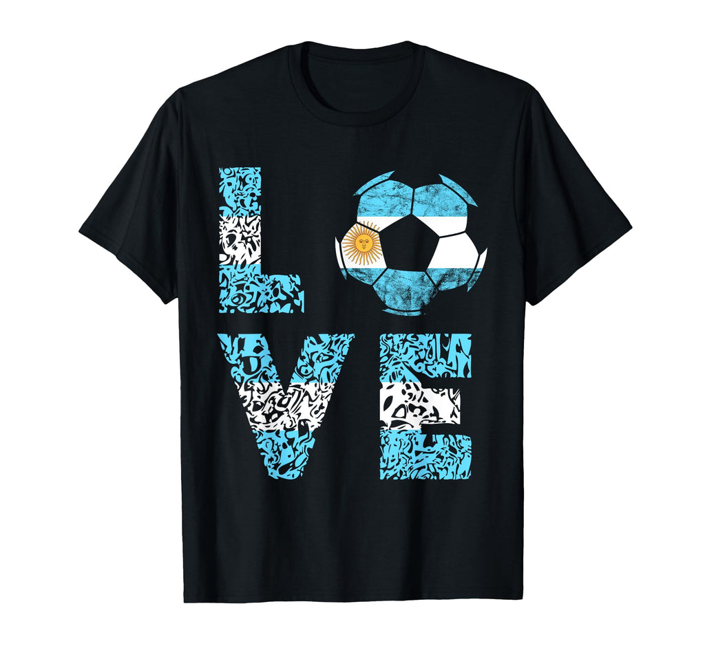 Argentina Soccer Team Argentina Love T-Shirt - Trendy Graphic Men Women