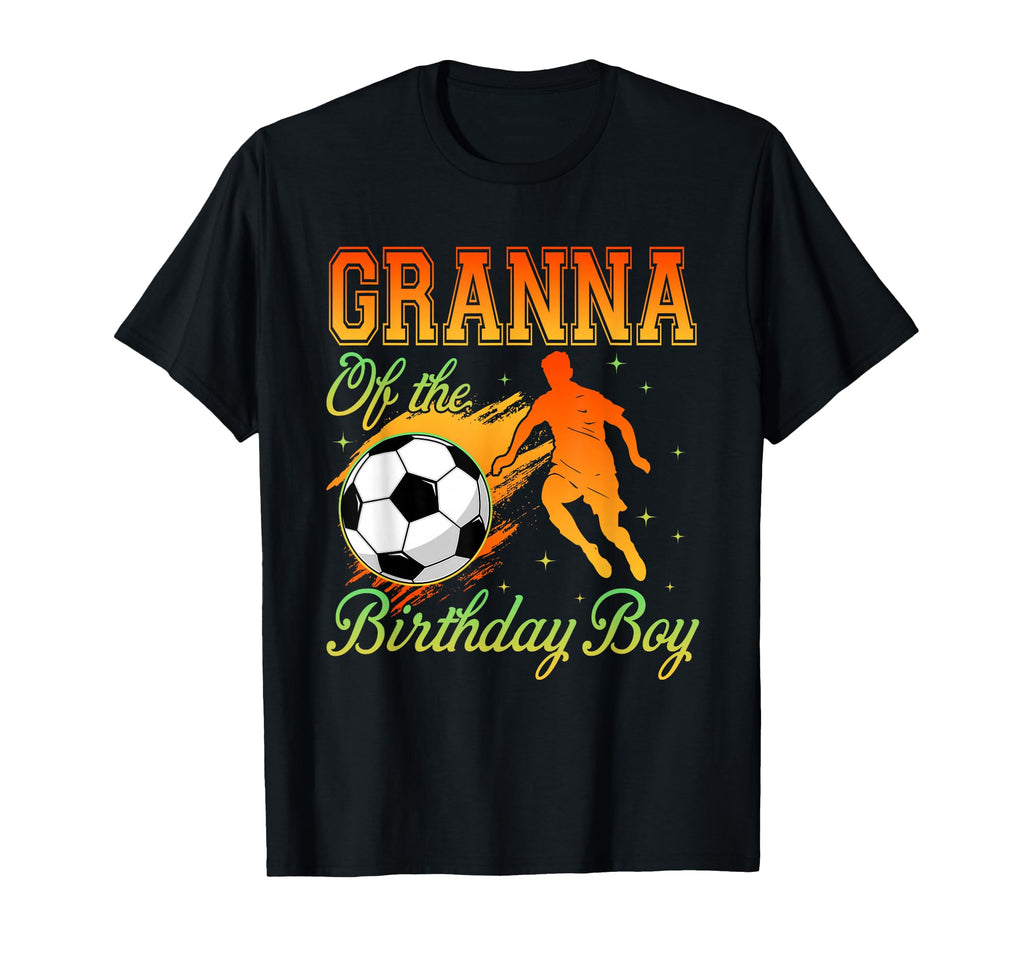 Granna Birthday Socer Family Matching T-Shirt - Graphic Print Unisex
