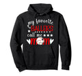 My Favorite Ballers Call Me Mom Hoodie - Minimalist Print Men Women