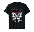 Soccer Mama Coquette Bow Proud Soccer Mom T-Shirt - Trendy Graphic Unisex