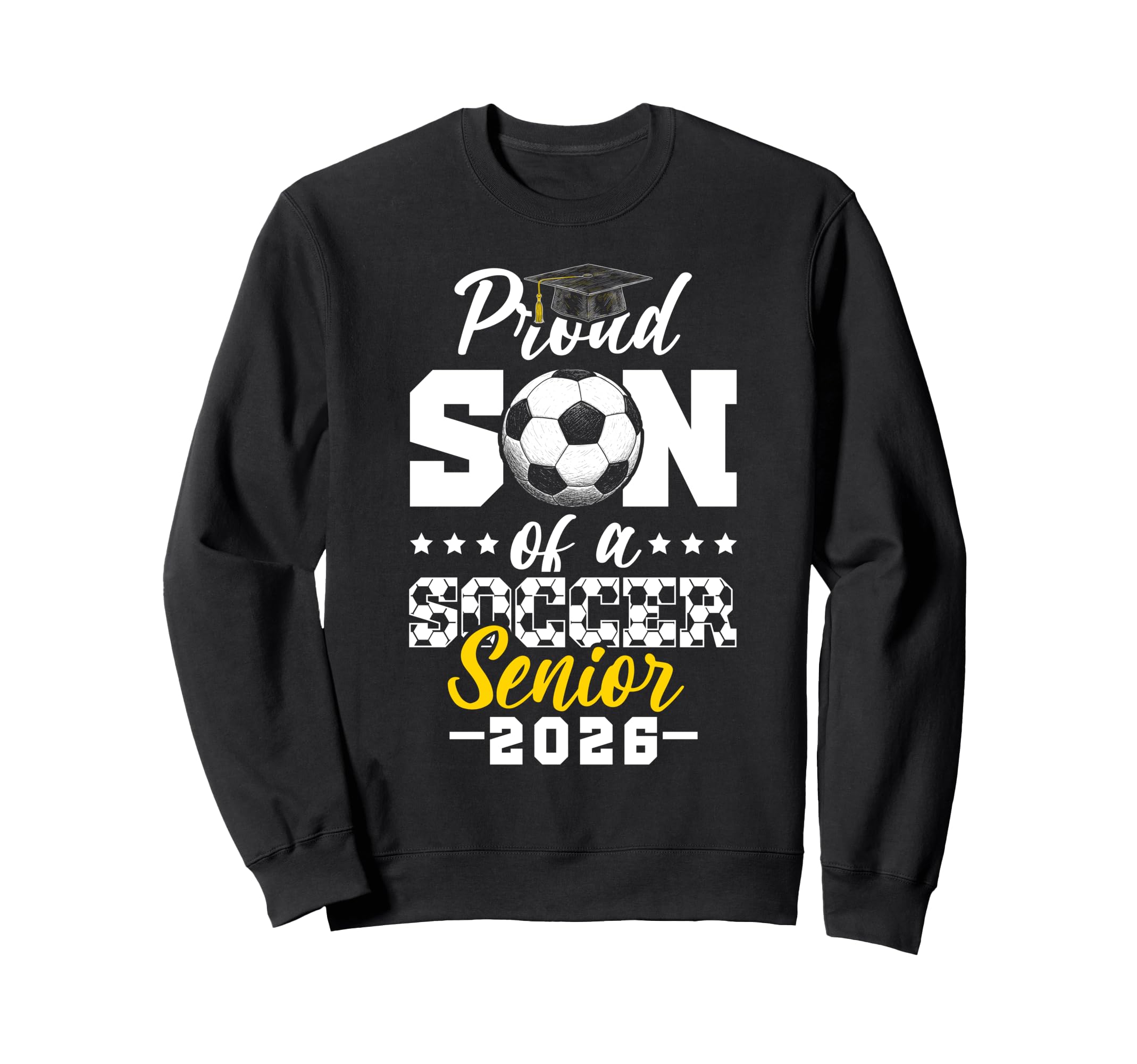 Proud Son Soccer Senior 2026 Sweatshirt - Fun Novelty Design Men Women
