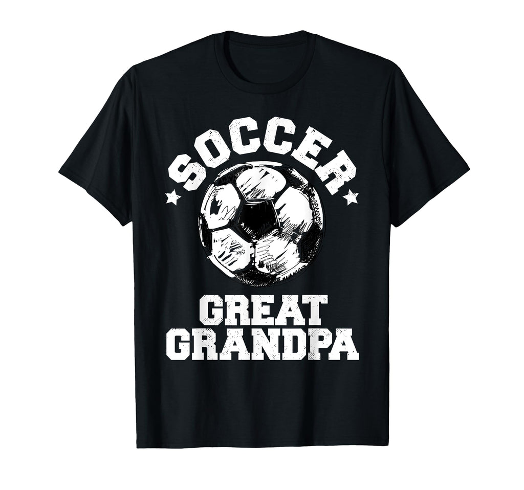 Soccer Great Grandpa Soccer Ball T-Shirt - Aesthetic Graphic Men Women