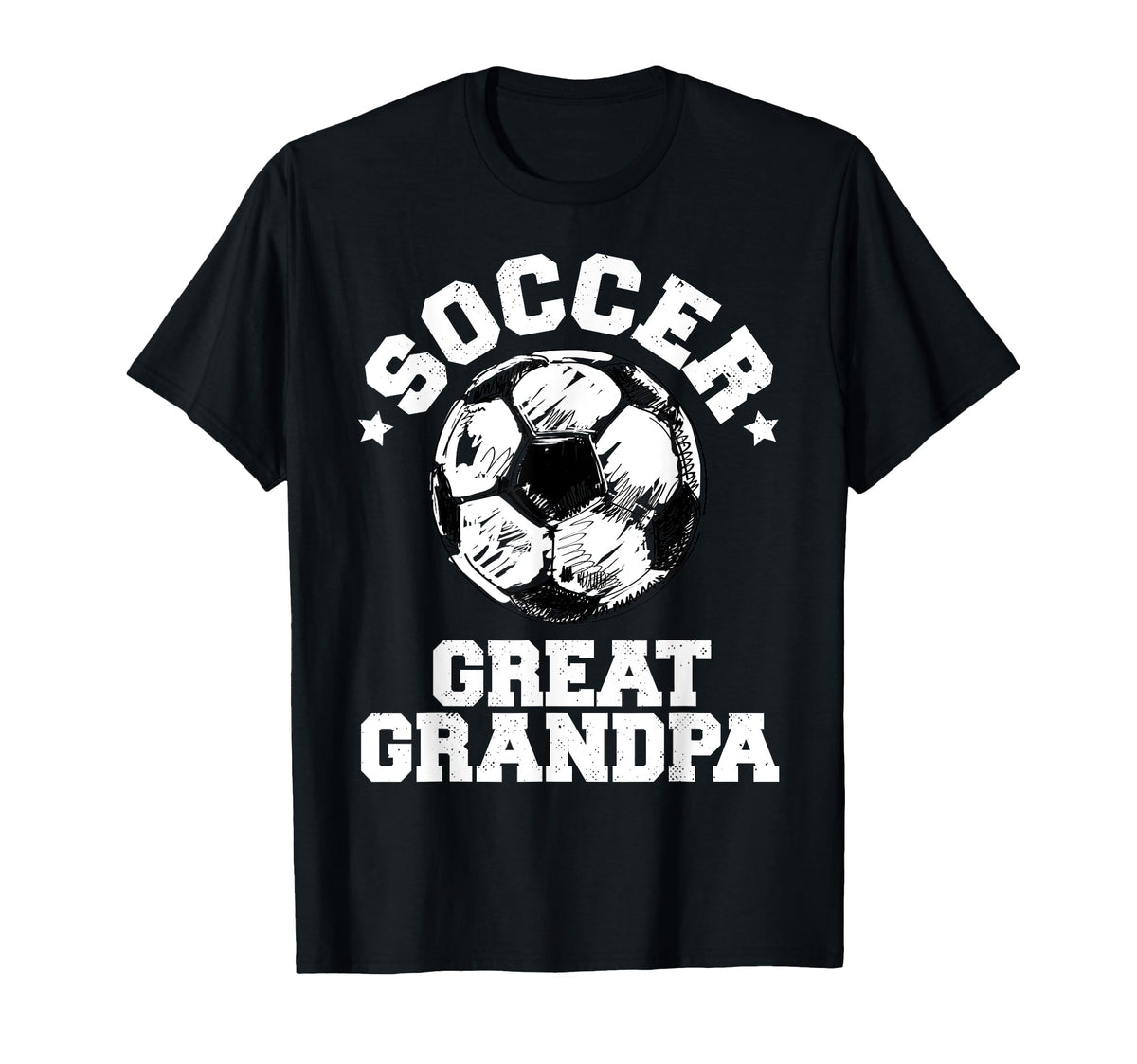 Soccer Great Grandpa Soccer Ball T-Shirt - Aesthetic Graphic Men Women