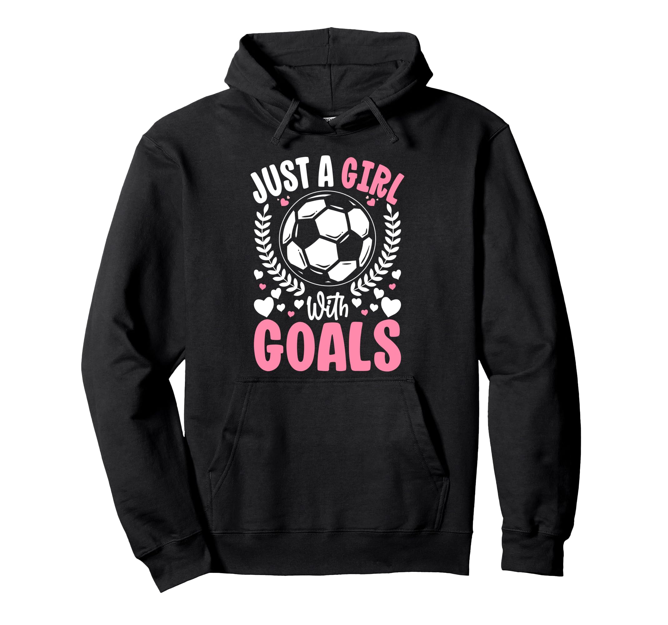Just Goals Soccer Team Sport Goal Football Hoodie - Streetwear Style Unisex