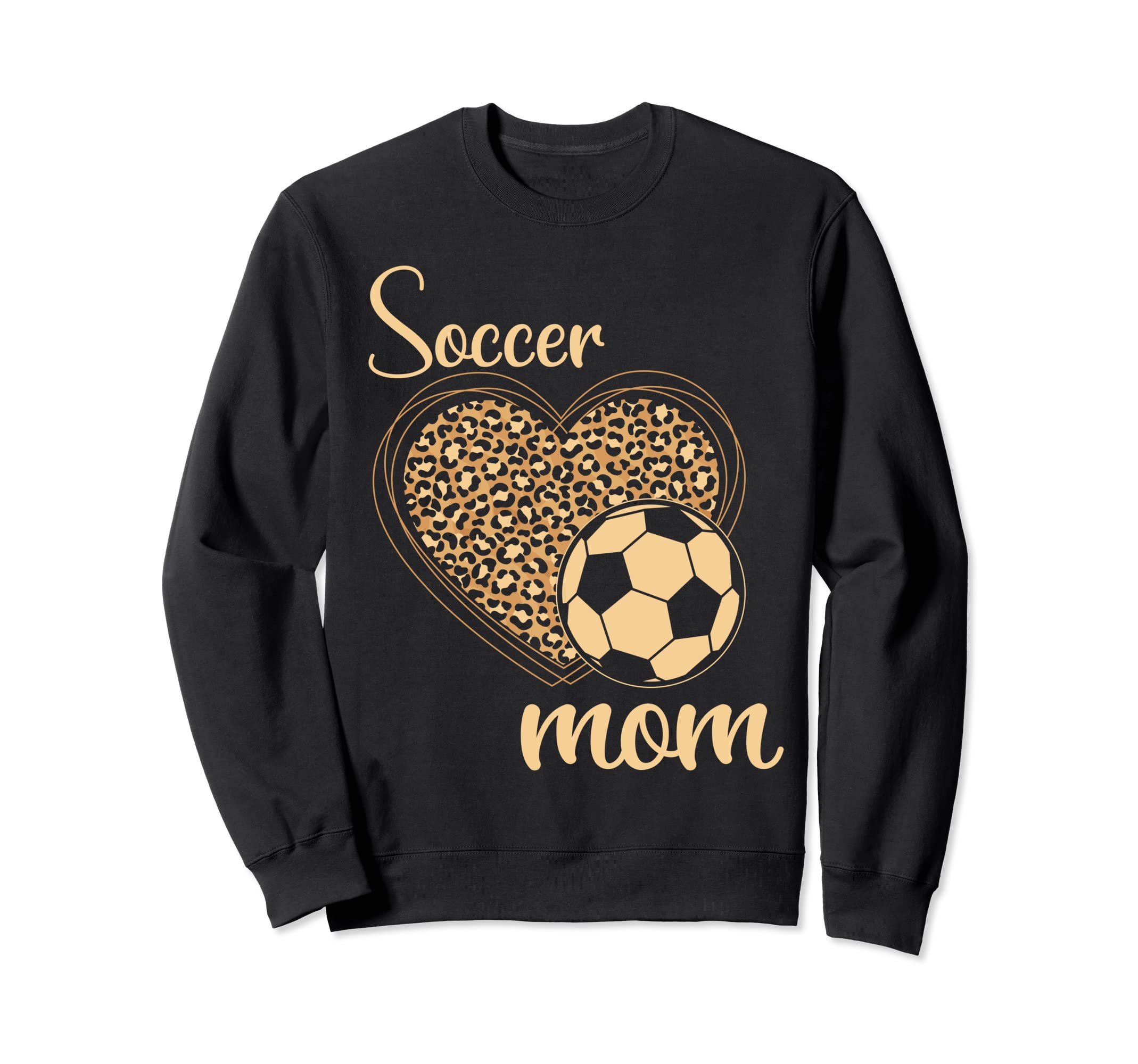 Leopard Soccer Mother Sweatshirt - Casual Everyday Wear Men Women