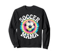 Soccer Mama Mom Tie Dye Sweatshirt - Aesthetic Graphic Unisex
